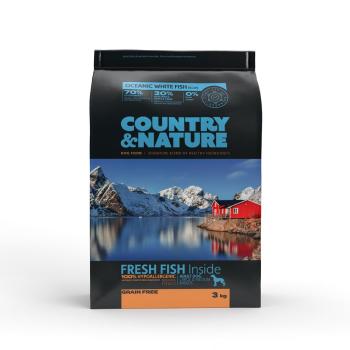 COUNTRY&amp;NATURE Oceanic White Fish Recipe 3 kg Karma dla psów ras średnich i dużych Ryby białe morskie