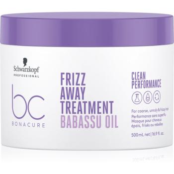 Schwarzkopf Professional BC Bonacure Frizz Away Treatment maseczka do włosów nieposłusznych i puszących się 500 ml