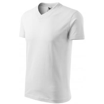 T-shirt z krótkim rękawem o średniej gramaturze, biały, 3XL