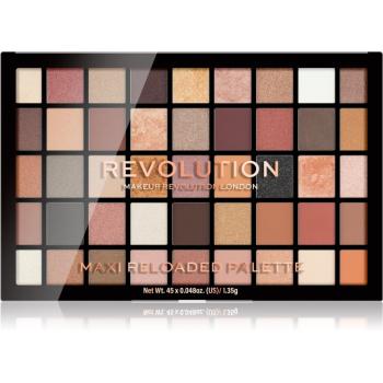 Makeup Revolution Maxi Reloaded Palette paleta sypkich cieni do powiek odcień Large It Up 45x1,35 g