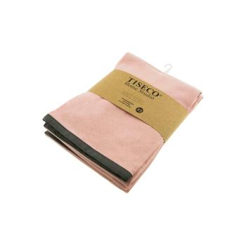 Komplet 3 różowych bawełnianych ścierek Tiseco Home Studio, 50x70 cm