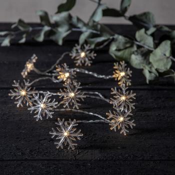 Świąteczna girlanda świetlna 135 cm Izy Snowflakes – Star Trading