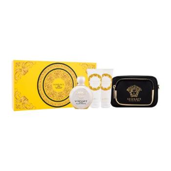 Versace Eros Pour Femme zestaw Edp 100 ml + Mleczko do ciała 100 ml + Żel pod prysznic 100 ml + Torebka dla kobiet