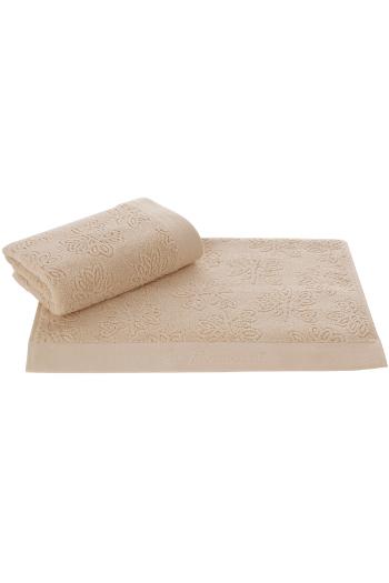 Podarunkowy zestaw ręczników LEAF, 2 szt Beżowy