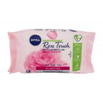 Nivea Rose Touch Micellar Wipes With Organic Rose Water 25 szt chusteczki oczyszczające dla kobiet