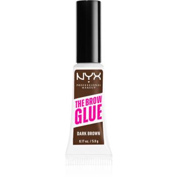 NYX Professional Makeup The Brow Glue żel do brwi odcień 04 Dark Brown 5 g
