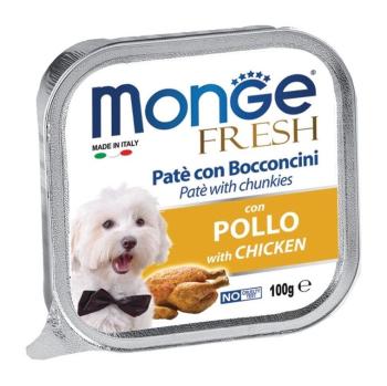 MONGE Fresh Dog Pasztet z kurczakiem 100 g