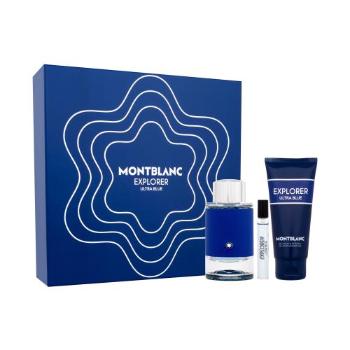 Montblanc Explorer Ultra Blue zestaw Edp 100 ml + Edp 7,5 ml + Żel pod prysznic 100 ml dla mężczyzn