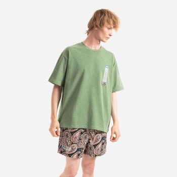 Koszulka męska PLEASURES Shoplift Boxy T-shirt P22SP021-GREEN