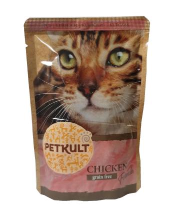 PETKULT cat pouch CHICKEN - 100g (10ks - multipack)