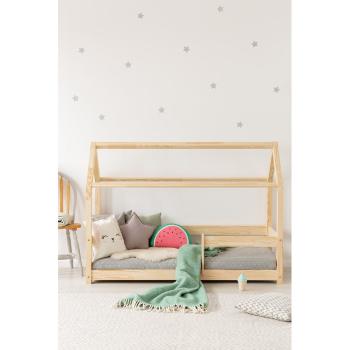 Łóżko dziecięce w kształcie domku z drewna sosnowego 140x200 cm Mila MB – Adeko