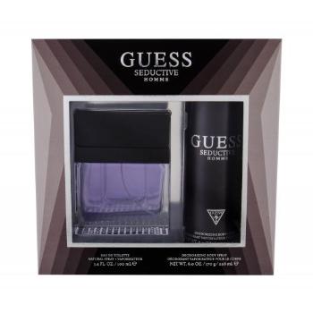 GUESS Seductive Homme zestaw Edt 100 ml + Dezodorant 226 ml dla mężczyzn Uszkodzone pudełko