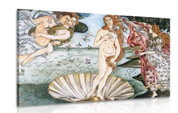 Obraz reprodukcja Narodziny Wenus - Sandro Botticelli - 90x60