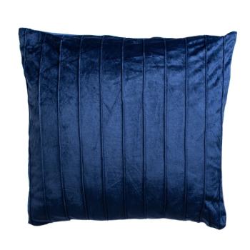 Ciemnoniebieska poduszka dekoracyjna JAHU collections Stripe, 45x45 cm