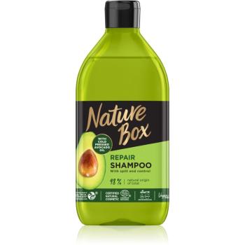 Nature Box Avocado szampon głęboko regenerujący na rozdwojone końcówki włosów 385 ml
