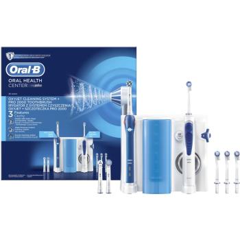 Oral B Oxyjet + PRO 2000 elektryczna szczoteczka do zębów i prysznic doustny w jednym OC501.535.2