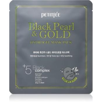 Petitfée Black Pearl & Gold maska hydrożelowa o intensywnym działaniu z 24-karatowym złotem 32 g
