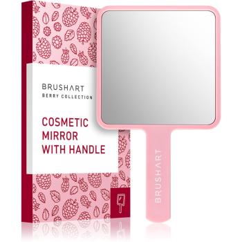 BrushArt Berry Cosmetic mirror with handle lusterko kosmetyczne