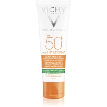 Vichy Capital Soleil Mattifying 3-in-1 ochronny krem matujący do twarzy SPF 50+ 50 ml