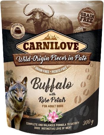 CARNILOVE Dog Paté Buffalo with Rose Petals 12 x 300g Bawół z płatkami róży