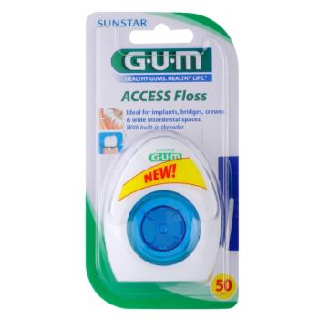 G.U.M Access Floss nić dentystyczna do aparatu ortodontycznego oraz implantów 50 szt.