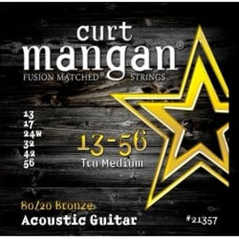 Curt Mangan 13-56 80/20 Bronze Medium 21356 Struny Do Gitary Akustycznej