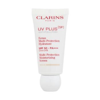 Clarins UV Plus 5P Multi-Protection Moisturizing Screen SPF50 30 ml preparat do opalania twarzy dla kobiet Beige