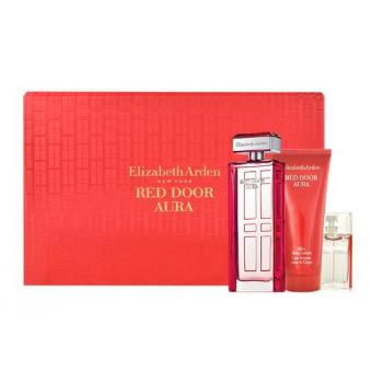 Elizabeth Arden Red Door Aura zestaw Edt 100ml + 100ml Balsam+ 5ml Edt dla kobiet