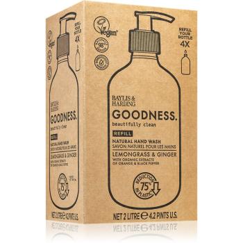 Baylis & Harding Goodness Lemongrass & Ginger naturalne mydło do rąk napełnienie 2000 ml