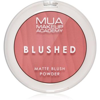 MUA Makeup Academy Blushed Powder Blusher pudrowy róż odcień Rouge Punch 5 g