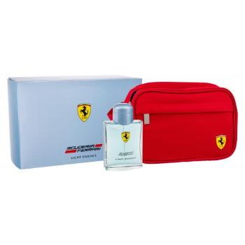 Ferrari Scuderia Ferrari Light Essence zestaw Edt 125 ml + Kosmetyczka dla mężczyzn Uszkodzone pudełko