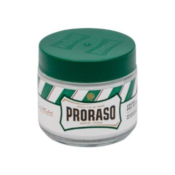 PRORASO Green Pre-Shave Cream 100 ml preparat przed goleniem dla mężczyzn uszkodzony flakon