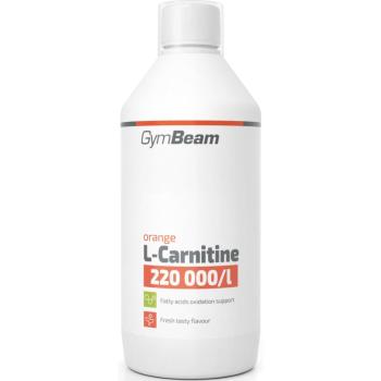 GymBeam Carnitine 220 000 mg/l spalacz tłuszczu smak Orange 500 ml