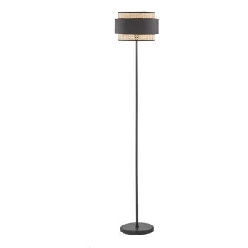 Czarno-beżowa lampa stojąca Fischer & Honsel Tape