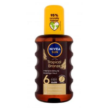 Nivea Sun Tropical Bronze Oil Spray SPF6 200 ml preparat do opalania ciała unisex