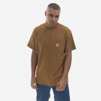 Koszulka męska Carhartt WIP S/S Local Pocket T-Shirt I030672 HAMILTON BROWN/DUSTY H BROWN