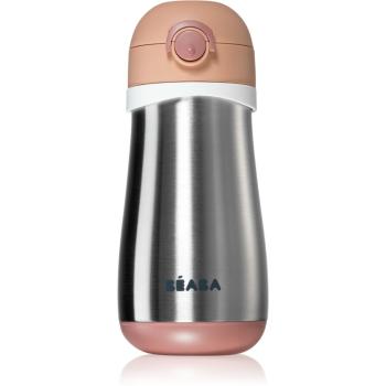 Beaba Stainless Steel Bottle With Handle termos Old Pink 350 ml