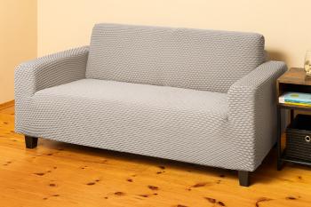 Pokrowiec na sofę 2 osobową Malaga - smietankowy - Rozmiar 2 osobowa