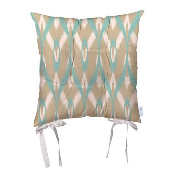 Beżowa poduszka na krzesło z mikrowłókna Mike & Co. NEW YORK Honey Seacoast, 36x36 cm