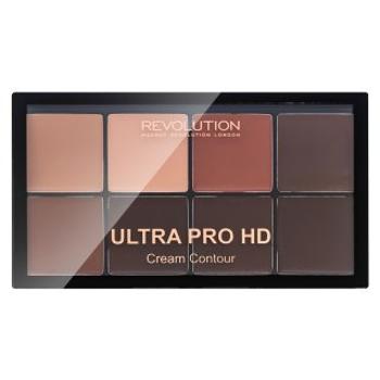 Makeup Revolution Pro HD Cream Contour Palette - Medium Dark paleta multifunkcyjna 20 g