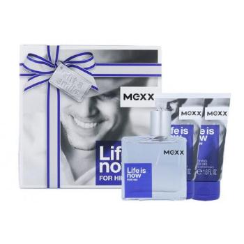 Mexx Life Is Now For Him zestaw Edt 50ml + 2x50ml Żel pod prysznic dla mężczyzn