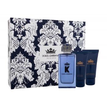 Dolce&Gabbana K zestaw EDP 100 ml + żel pod prysznic 50 ml + balsam po goleniu 50 ml dla mężczyzn Uszkodzone pudełko