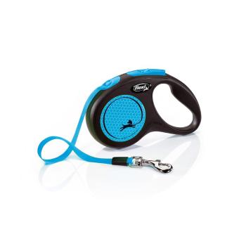 FLEXI New Neon S Tape 5 m blue smycz automatyczna