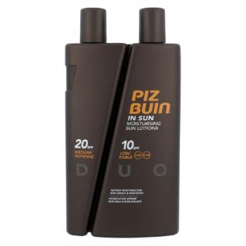 PIZ BUIN Moisturising DUO SPF10 + SPF20 300 ml preparat do opalania ciała unisex