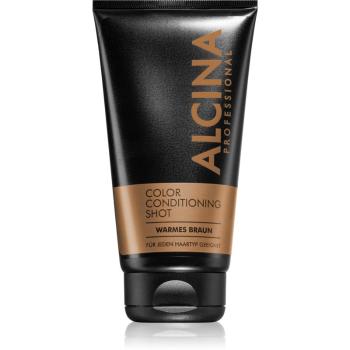 Alcina Color Conditioning Shot Silver balsam tonujący dla podkreślenia koloru włosów odcień Warm Brown 150 ml