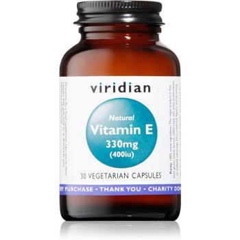 Viridian Nutrition Vitamin E 330 mg 400 iu kapsułki do ochrony komórek przed stresem oksydacyjnym 30 caps.