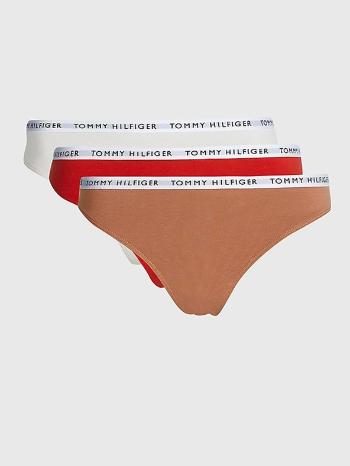 Tommy Hilfiger Underwear 3-pack Spodenki Brązowy