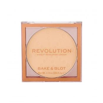Makeup Revolution London Bake & Blot 5,5 g puder dla kobiet Banana