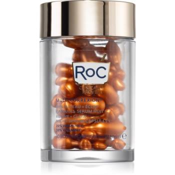 RoC Multi Correxion Revive + Glow aktywne witaminowe nocne serum w kapsułkach 30 szt.