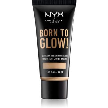 NYX Professional Makeup Born To Glow puder rozjaśniający w płynie odcień 6.3 Wam Vanilla 30 ml